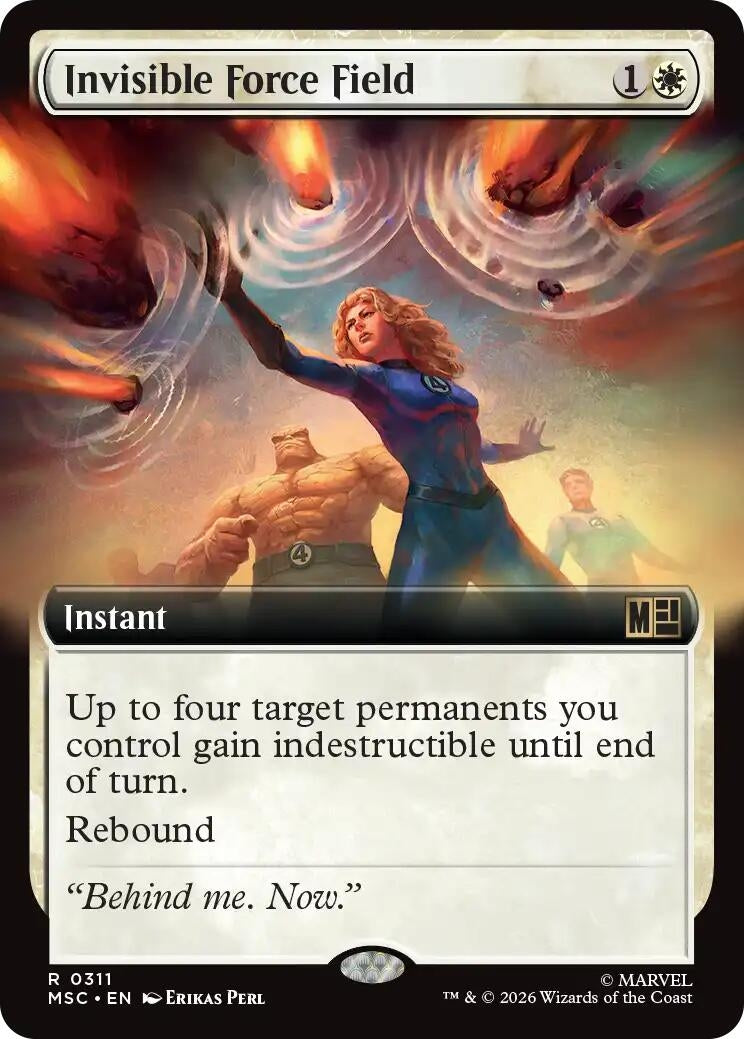 Image for Invisible Force Field (Extended Art) (311) (MSC) - Magic: The Gathering