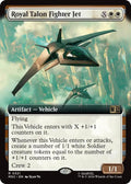 Image for Royal Talon Fighter Jet (Extended Art) (321) (MSC) - Magic: The Gathering
