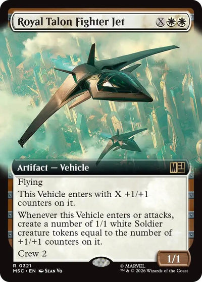 Royal Talon Fighter Jet (Extended Art) (321) (MSC)