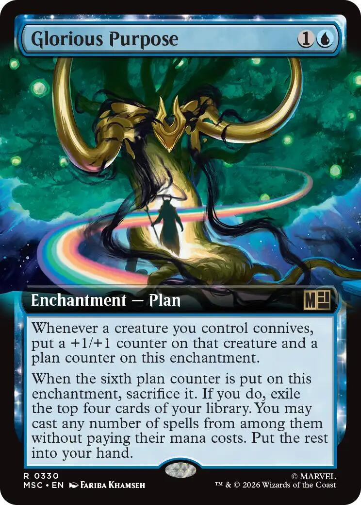 Image for Glorious Purpose (Extended Art) (330) (MSC) - Magic: The Gathering