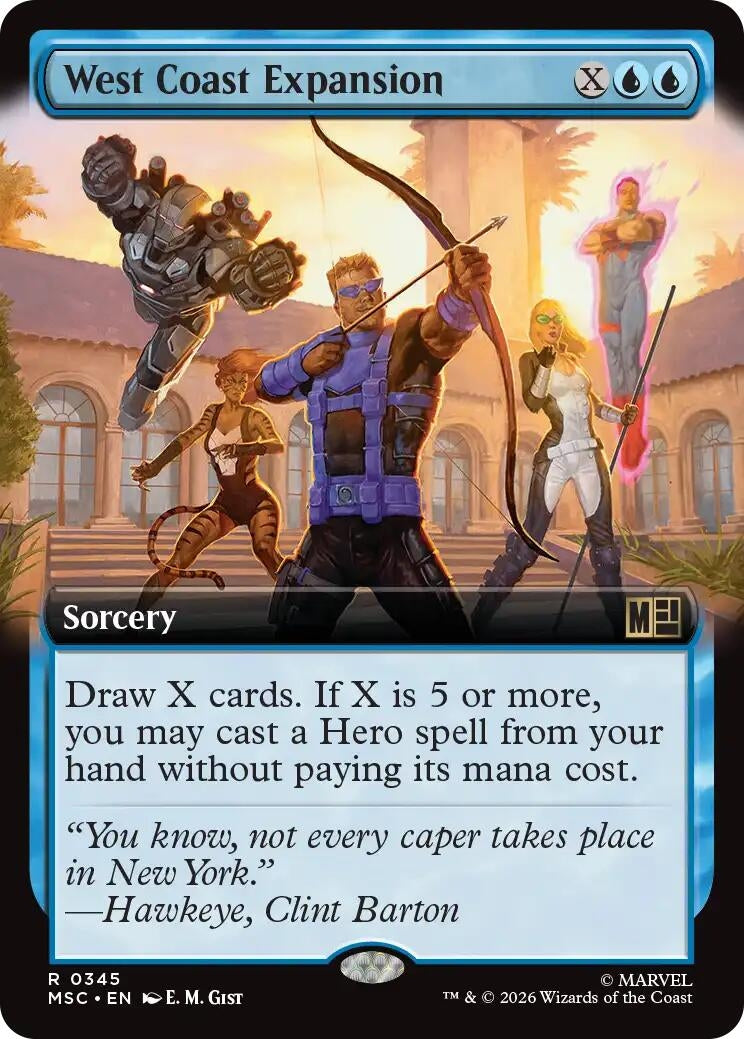 Image for West Coast Expansion (Extended Art) (345) (MSC) - Magic: The Gathering