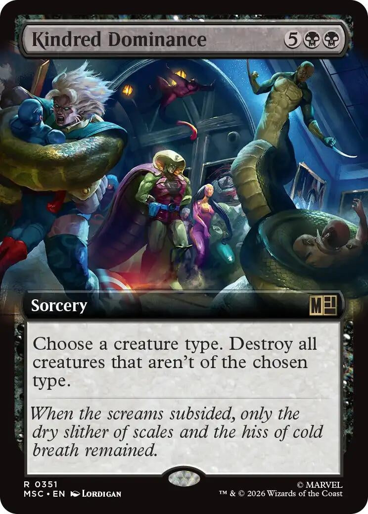 Image for Kindred Dominance (Extended Art) (351) (MSC) - Magic: The Gathering