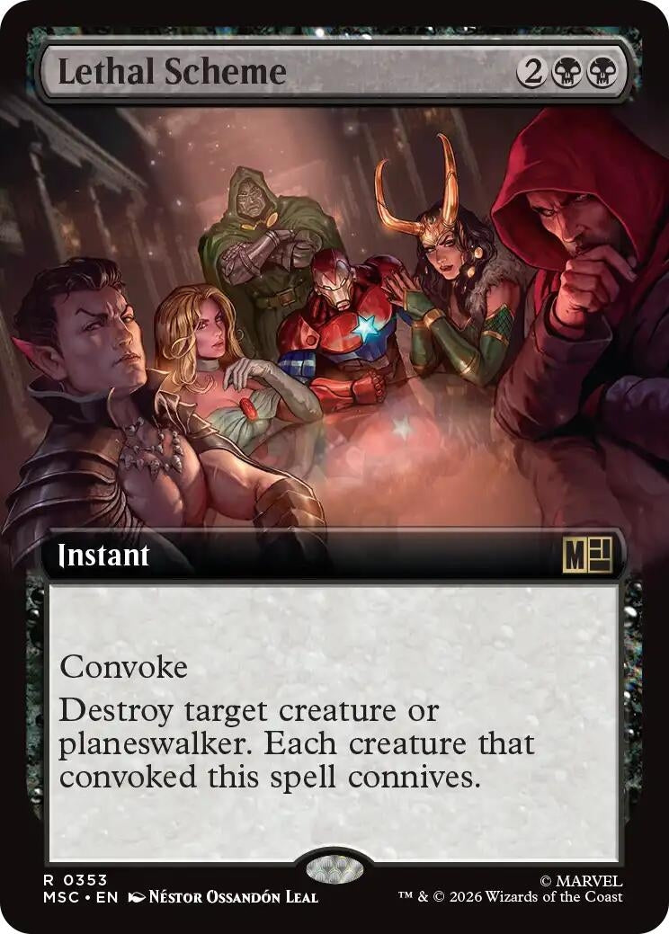 Image for Lethal Scheme (Extended Art) (353) (MSC) - Magic: The Gathering