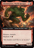 Image for Abomination, World Ravager (Extended Art) (355) (MSC) - Magic: The Gathering