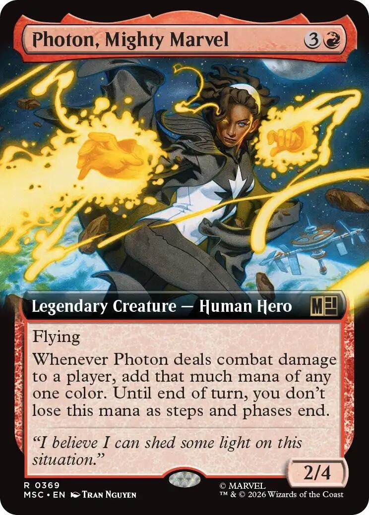 Image for Photon, Mighty Marvel (Extended Art) (369) (MSC) - Magic: The Gathering