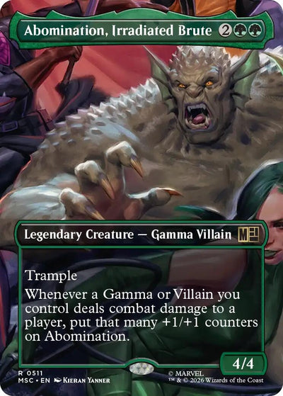 Abomination, Irradiated Brute (Borderless) (511) (MSC)