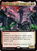 Image for Black Widow, Agile Avenger (Extended Art) (395) (MSC) - Magic: The Gathering