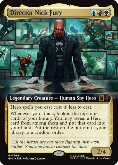 Director Nick Fury (Extended Art) (399) (MSC)