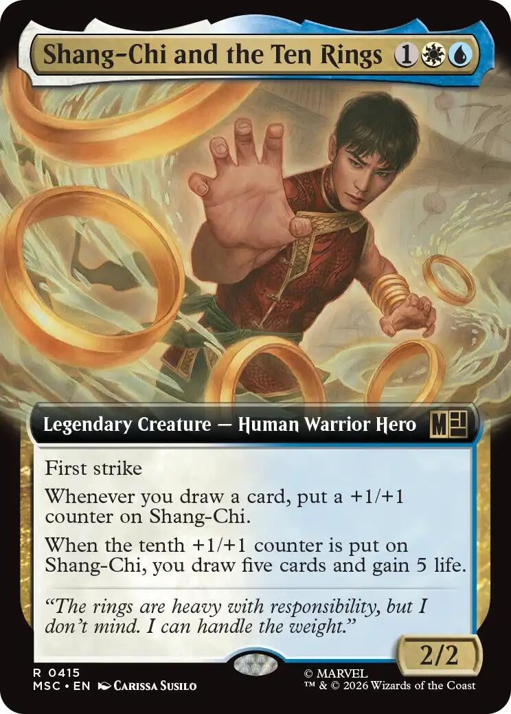 Image for Shang-Chi and the Ten Rings (Extended Art) (415) (MSC) - Magic: The Gathering