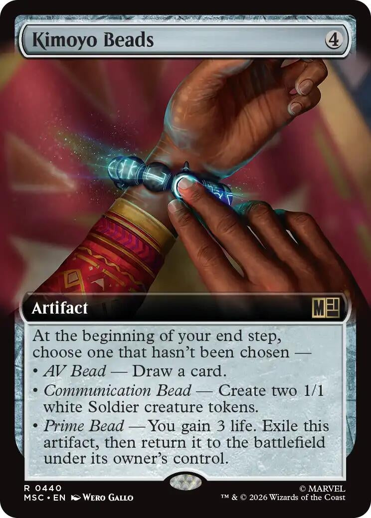 Image for Kimoyo Beads (Extended Art) (440) (MSC) - Magic: The Gathering