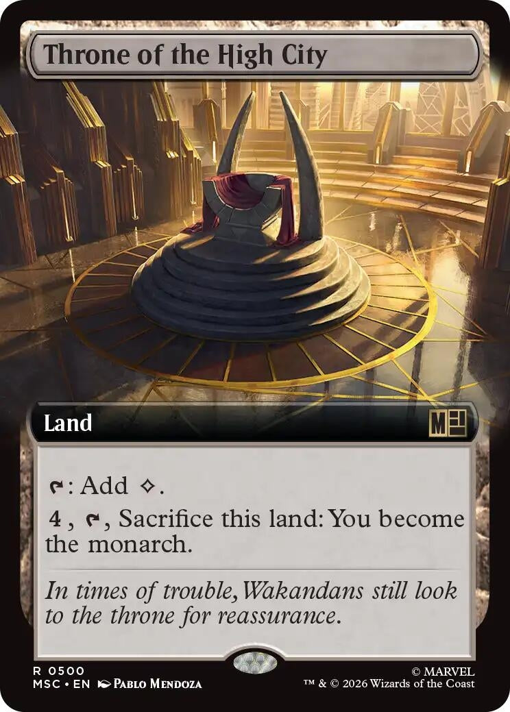 Image for Throne of the High City (Extended Art) (500) (MSC) - Magic: The Gathering