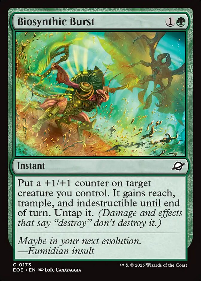 Biosynthic Burst