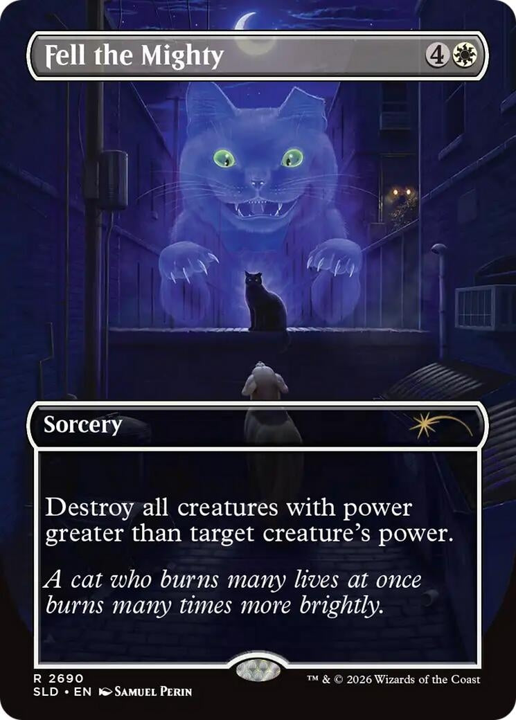 Image for Fell the Mighty (2690) (2690) (SLD) - Magic: The Gathering