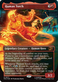 Image for Human Torch (Borderless) (Surge Foil) (877) (MSC) - Magic: The Gathering