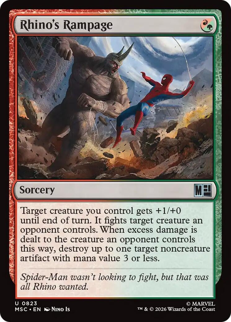 Image for Rhino's Rampage (823) (MSC) - Magic: The Gathering