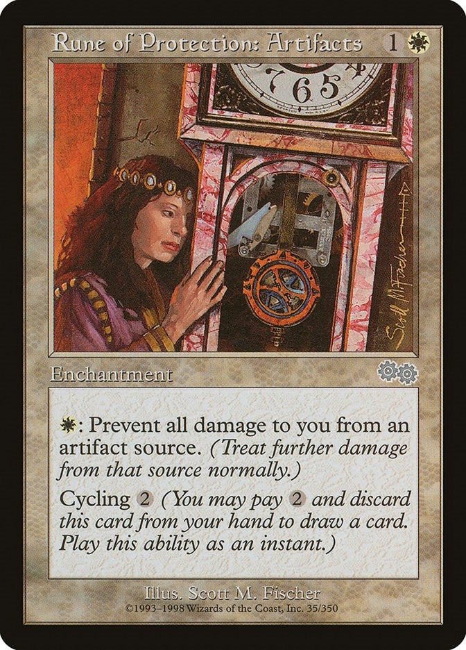 Image for Rune of Protection: Artifacts (35) (USG) - Magic: The Gathering