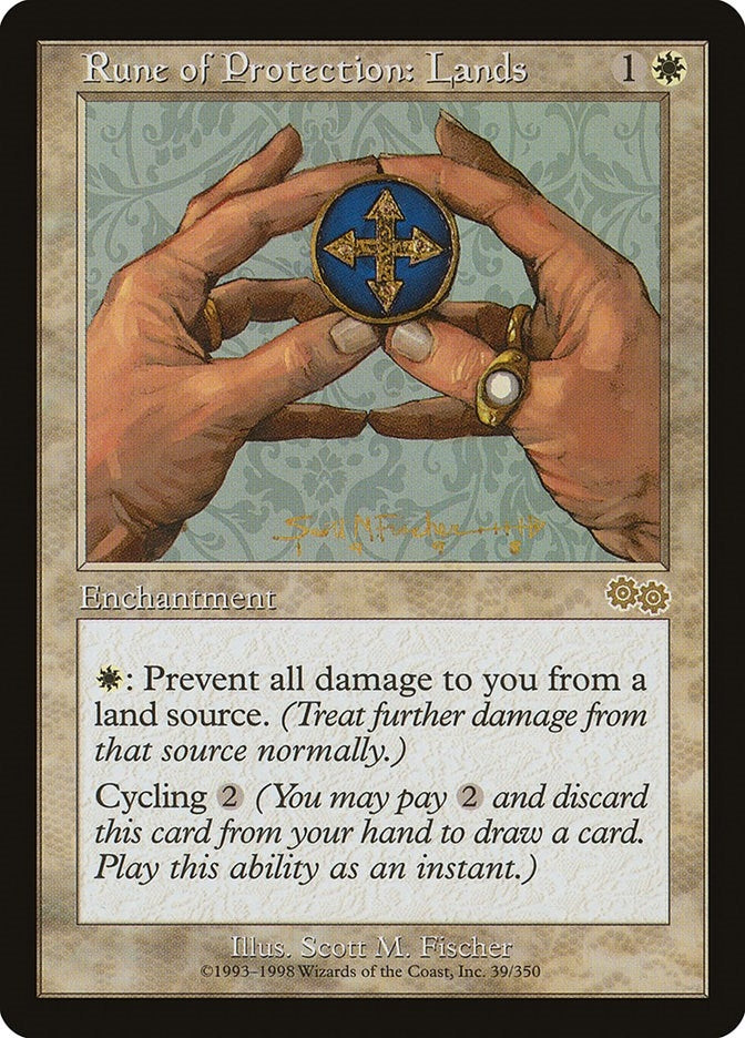 Image for Rune of Protection: Lands (39) (USG) - Magic: The Gathering