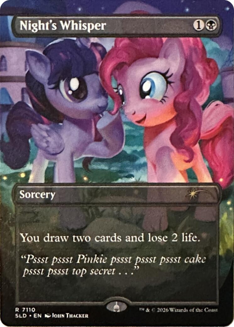 Image for Night's Whisper (7110) (7110) (SLD) - Magic: The Gathering