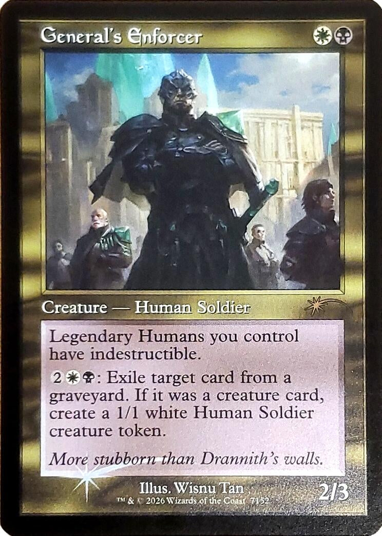 Image for General's Enforcer (Retro Frame) (7152) (SLD) - Magic: The Gathering