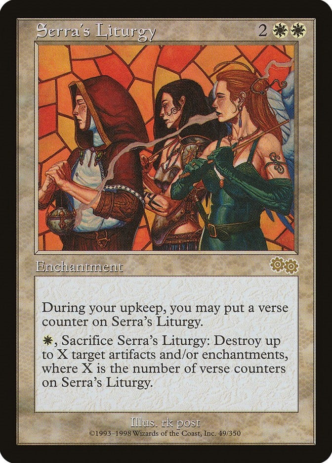 Image for Serra's Liturgy (49) (USG) - Magic: The Gathering