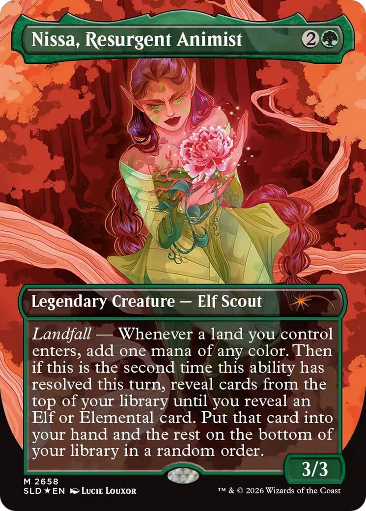 Image for Nissa, Resurgent Animist (2658) (SLD) - Magic: The Gathering