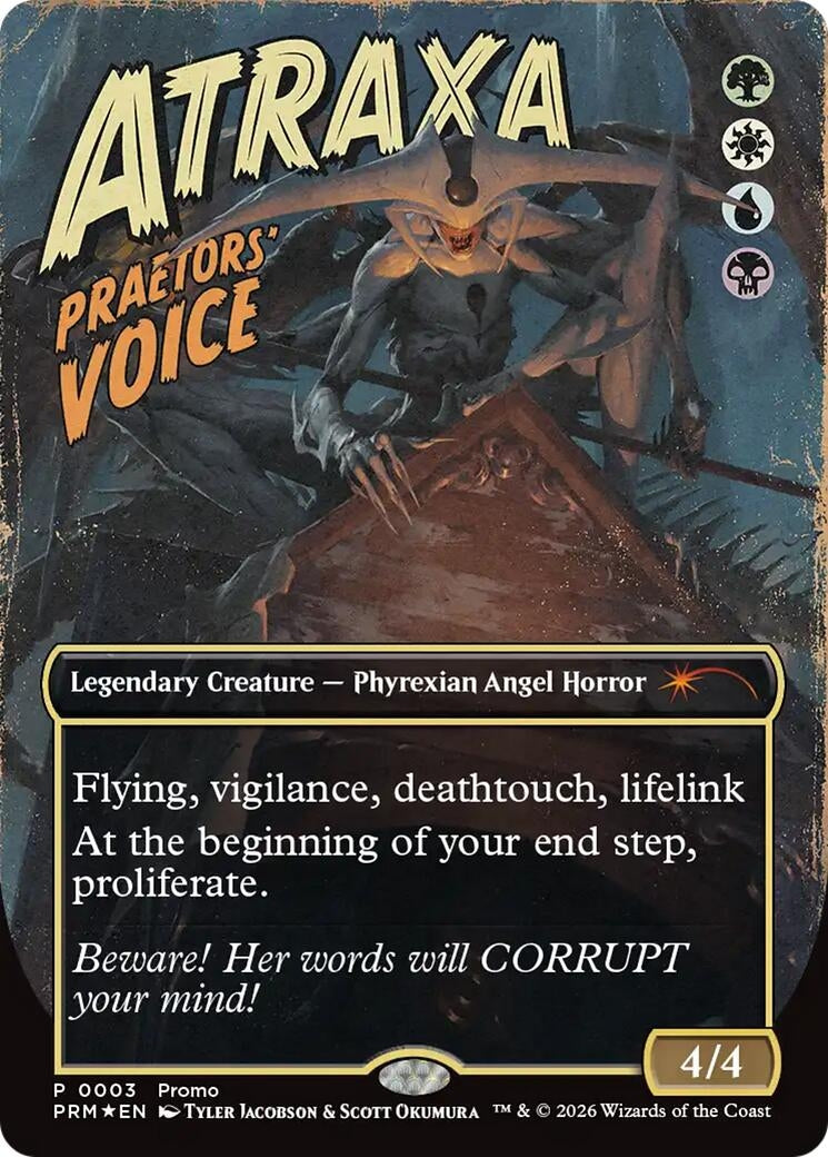 Image for Atraxa, Praetors' Voice (3) (MFP) - Magic: The Gathering