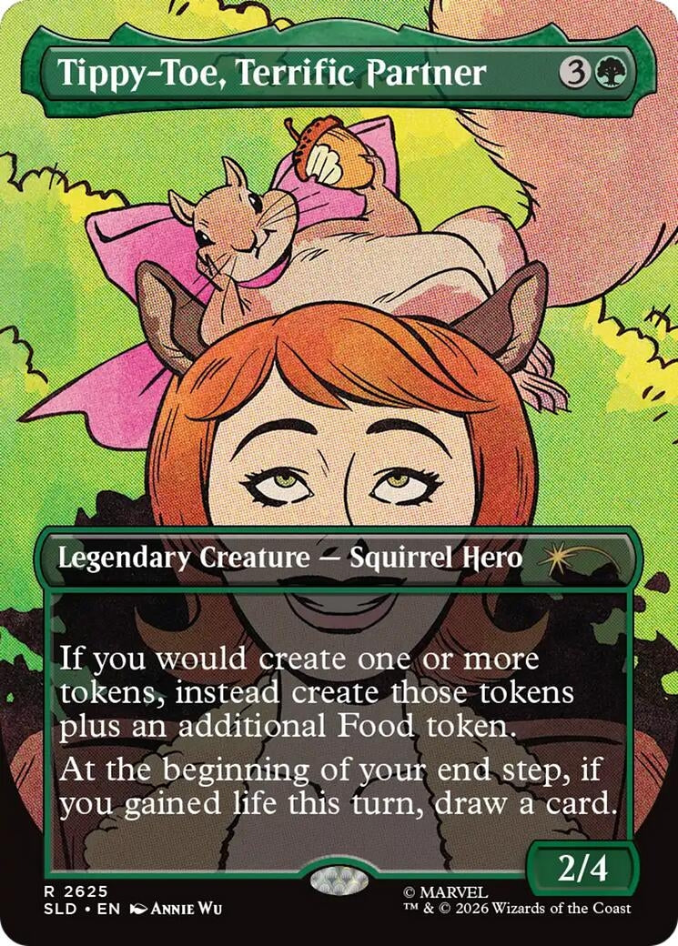 Image for Tippy-Toe, Terrific Partner (2625) (SLD) - Magic: The Gathering