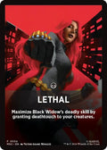 Image for Lethal Theme Card (34) (MSC) - Magic: The Gathering