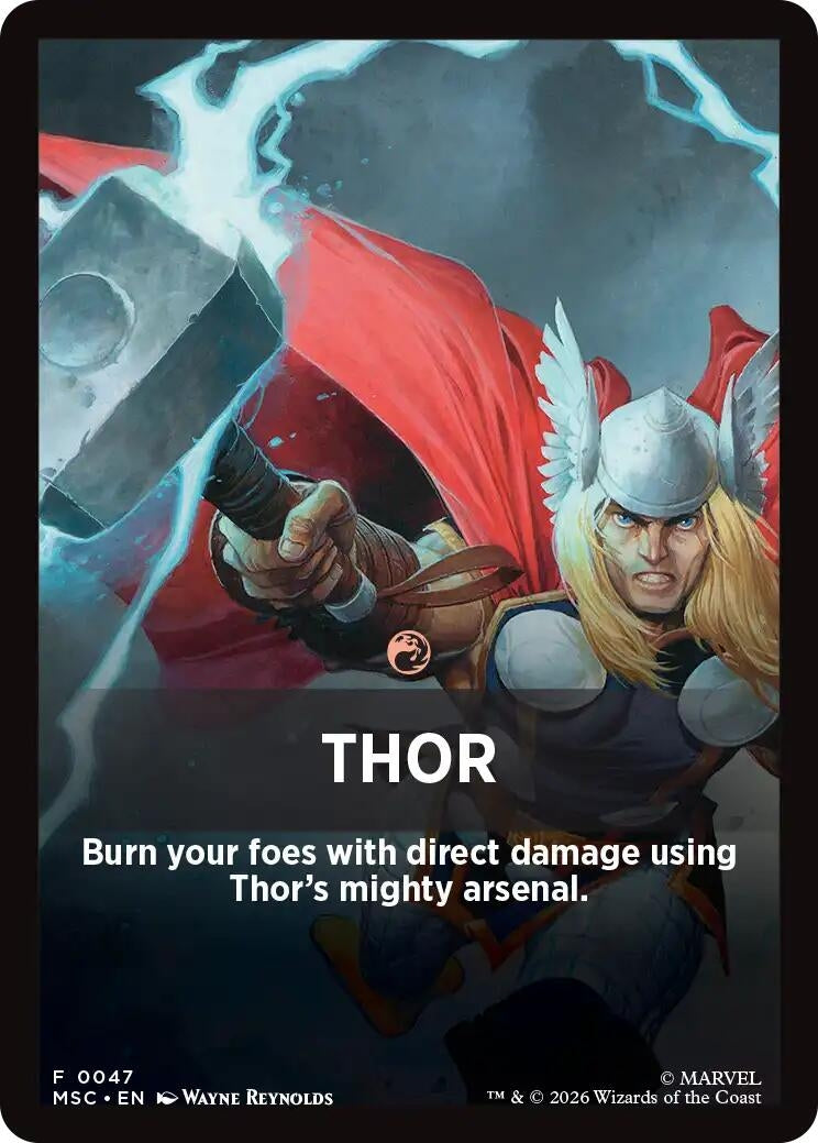 Image for Thor Theme Card (47) (MSC) - Magic: The Gathering