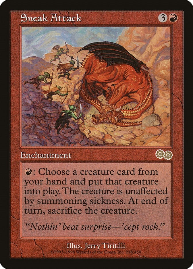 Image for Sneak Attack (218) (USG) - Magic: The Gathering
