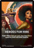 Image for Heroes For Hire Theme Card (43) (MSC) - Magic: The Gathering