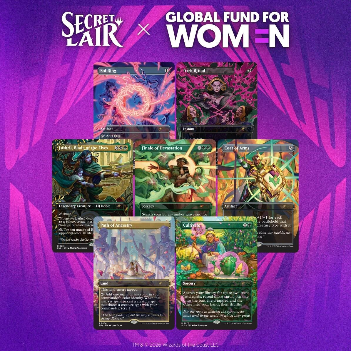 Image for Secret Lair Drop: Secret Lair x Global Fund for Women: Their Magic is Limitless - Non-Foil Edition - Magic: The Gathering