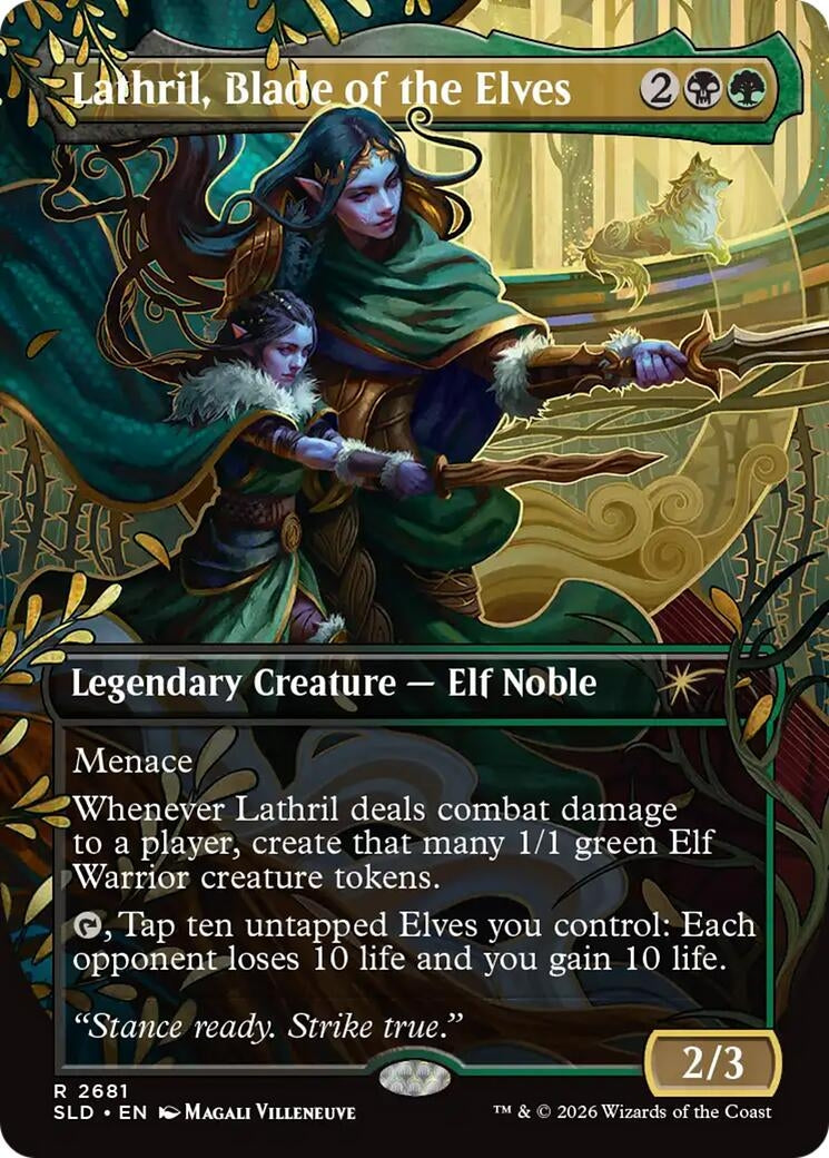 Image for Lathril, Blade of the Elves (2681) (SLD) - Magic: The Gathering
