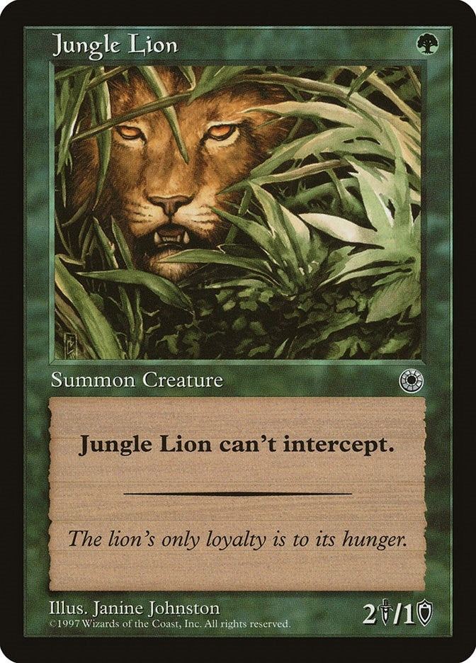 Image for Jungle Lion (POR) - Magic: The Gathering