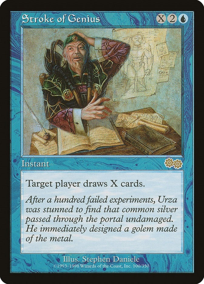 Image for Stroke of Genius (100) (USG) - Magic: The Gathering
