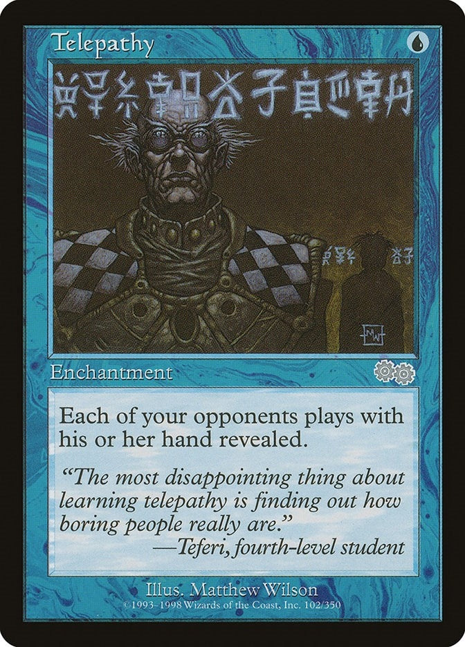 Image for Telepathy (102) (USG) - Magic: The Gathering