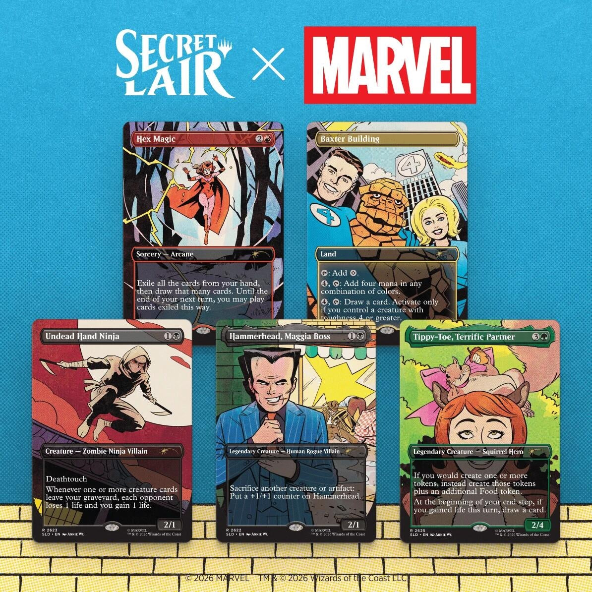 Image for Secret Lair Drop: Secret Lair x Marvel: Spinner Rack Specials - Non-Foil Edition - Magic: The Gathering