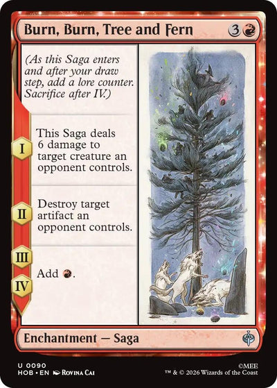 Burn, Burn, Tree and Fern (90) (HOB)