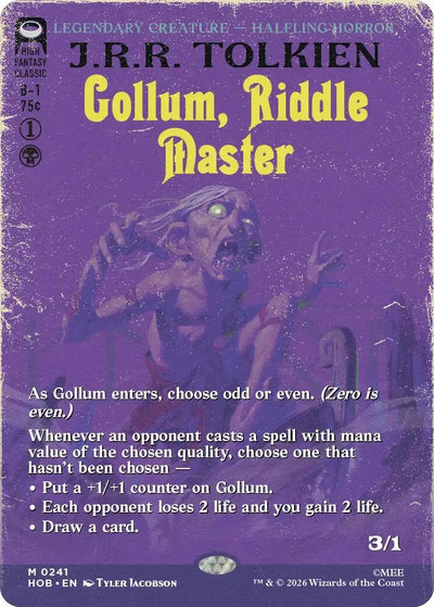 Gollum, Riddle Master (Borderless) (241) (HOB)