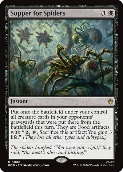 Supper for Spiders (86) (HOB)