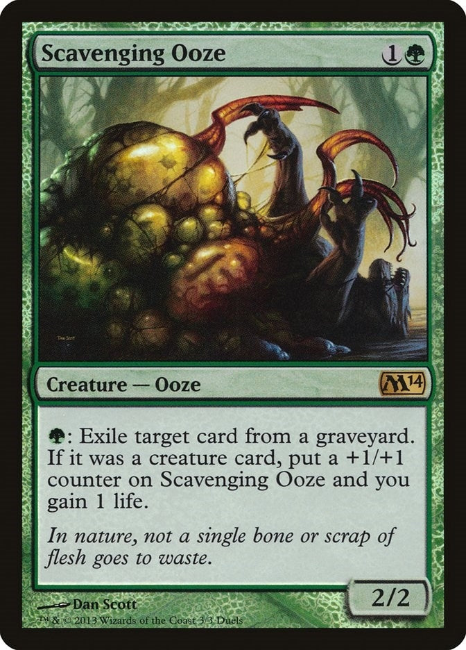 Image for Scavenging Ooze (3) (MEDIA) - Magic: The Gathering