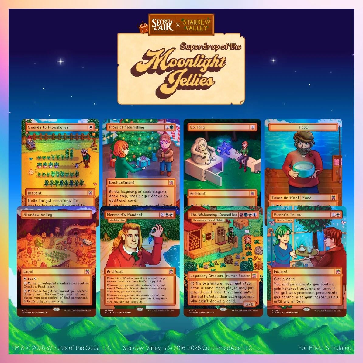 Image for Secret Lair Drop: Secret Lair x Stardew Valley: Welcome to Stardew Valley - Traditional Foil Edition - Magic: The Gathering