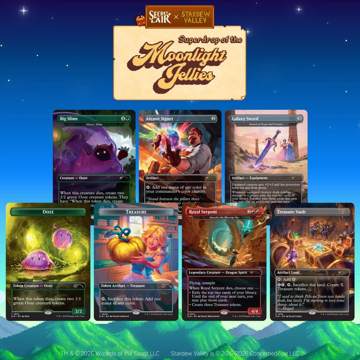 Image for Secret Lair Drop: Secret Lair x Stardew Valley: A Flicker in the Deep - Non-Foil Edition - Magic: The Gathering