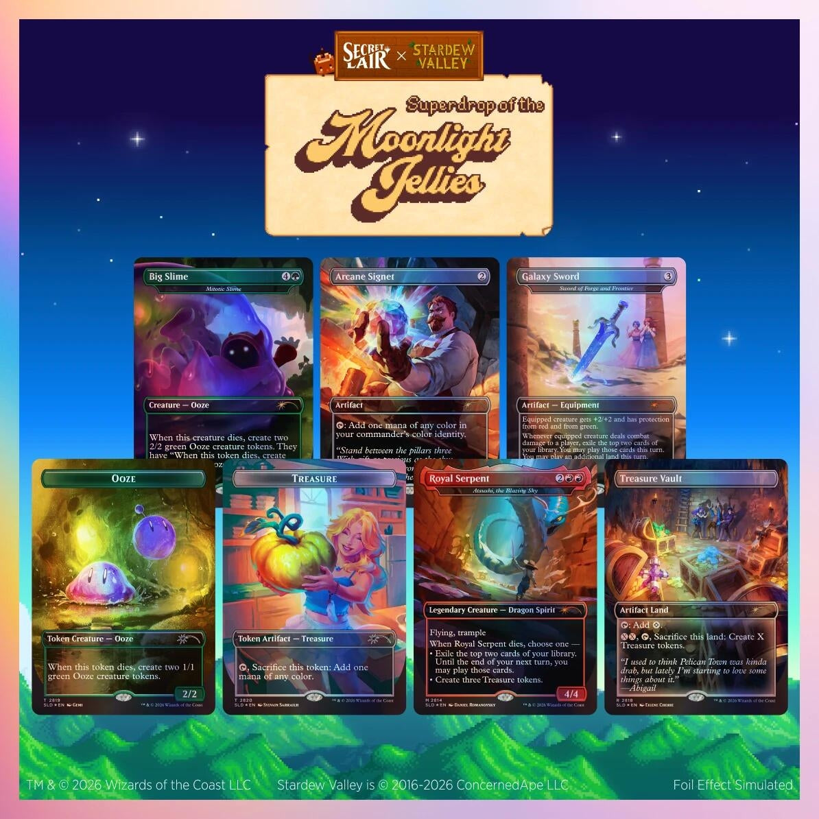 Image for Secret Lair Drop: Secret Lair x Stardew Valley: A Flicker in the Deep - Traditional Foil Edition - Magic: The Gathering