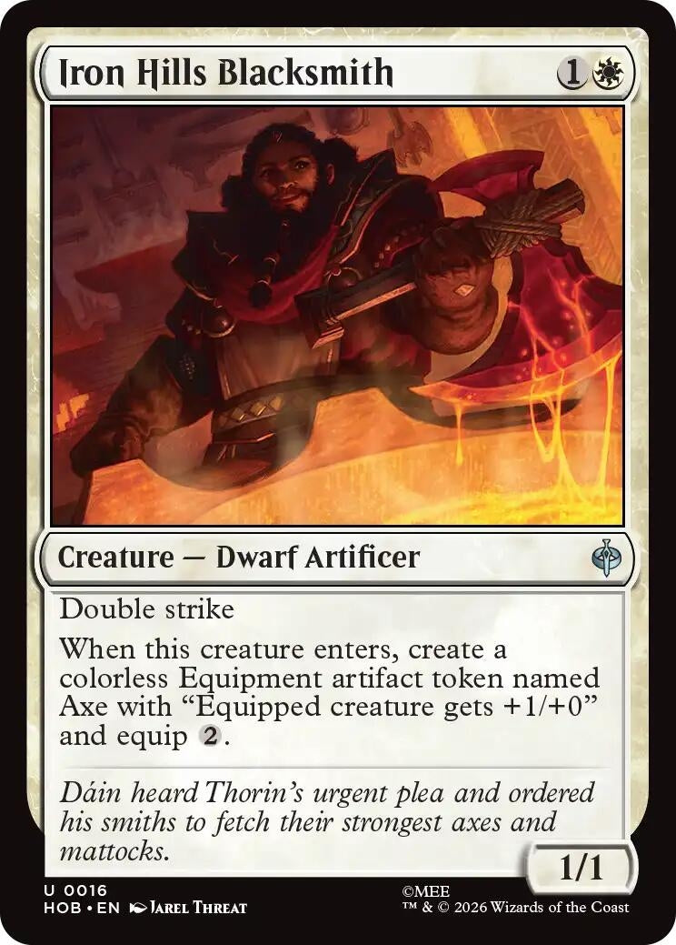 Image for Iron Hills Blacksmith (16) (HOB) - Magic: The Gathering