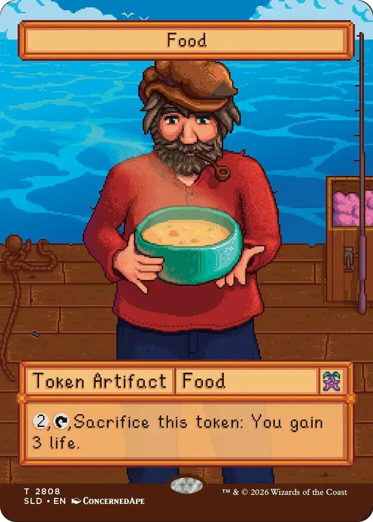 Image for Food Token (2808) (2808) (SLD) - Magic: The Gathering