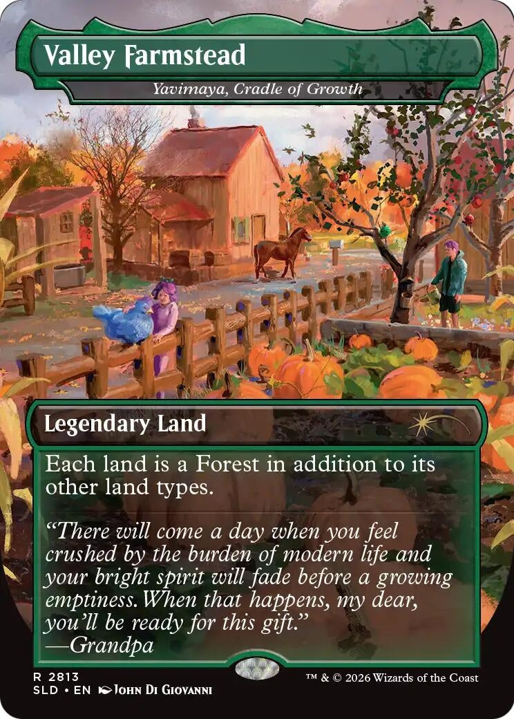 Image for Valley Farmstead - Yavimaya, Cradle of Growth (2813) (SLD) - Magic: The Gathering