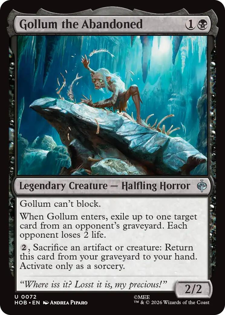 Image for Gollum the Abandoned (72) (HOB) - Magic: The Gathering