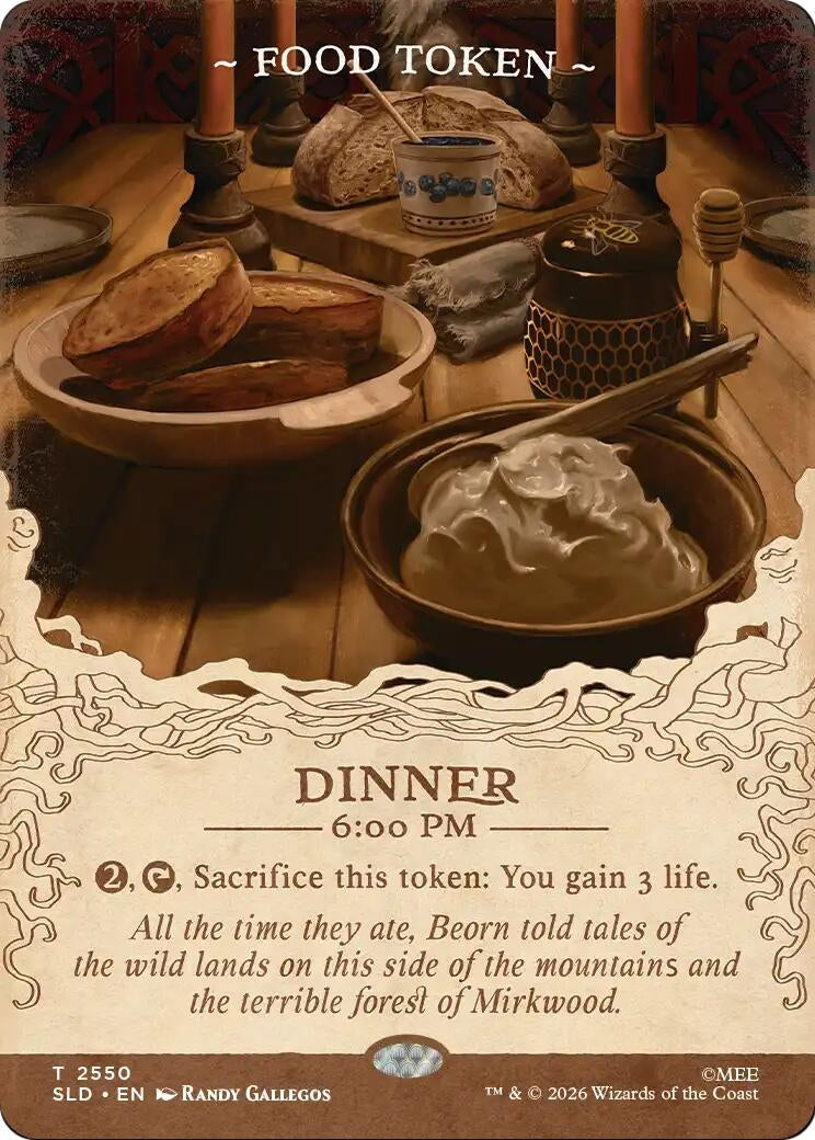 Image for Food Token (2550) (2550) (SLD) - Magic: The Gathering