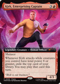 Image for Kirk, Enterprising Captain (Extended Art) (6) (MEDIA) - Magic: The Gathering